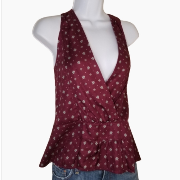 Nwt Sugarplum peplum top by Marc Jacob, sz 2 - Picture 1 of 16